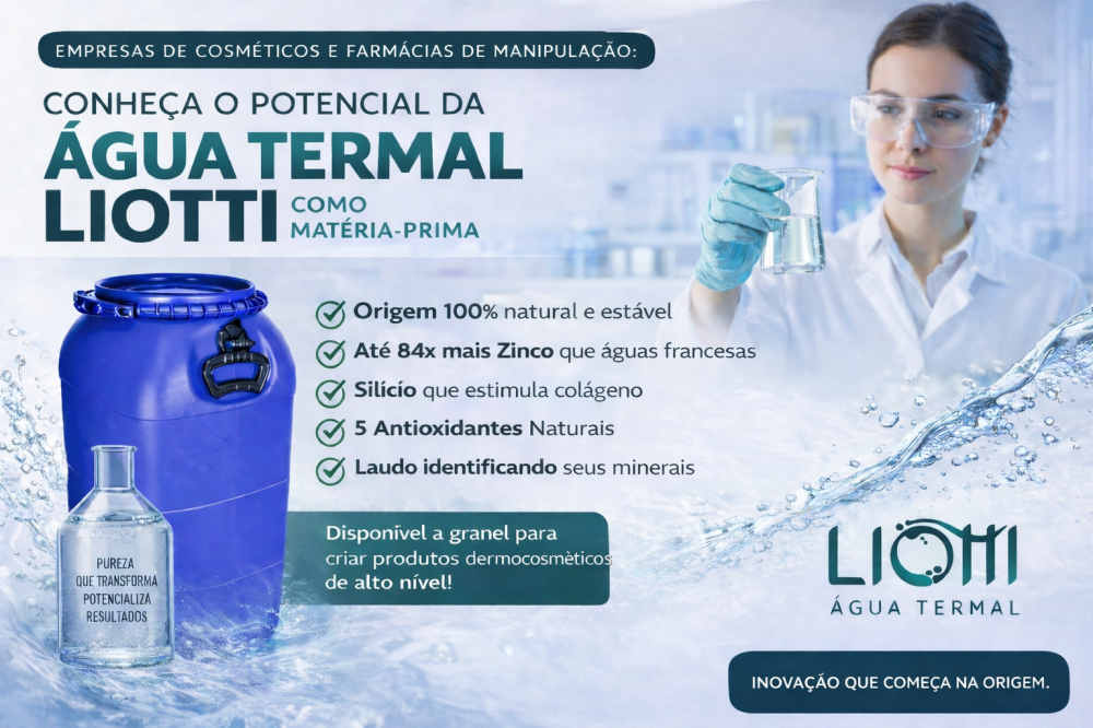 LIOTTI é a melhor água termal para seu cosmético